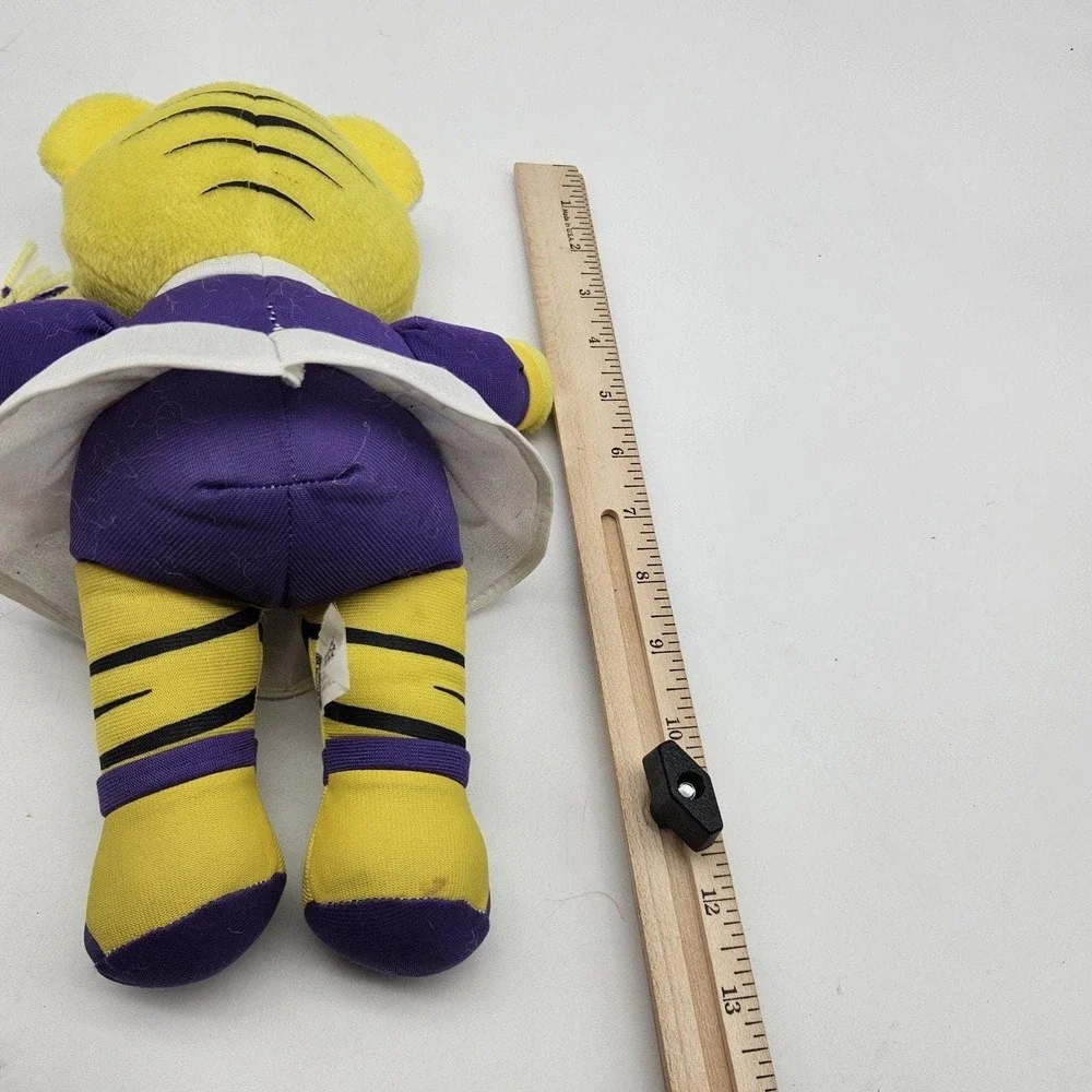 LSU Tigers Stuffed Plush Cheerleader‎ Doll Purple Yellow NCAA Football Gametime